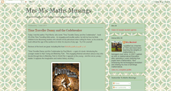 Desktop Screenshot of mathsmusings.blogspot.com