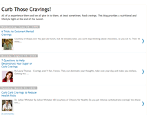 Tablet Screenshot of curb-those-cravings.blogspot.com