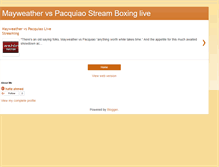 Tablet Screenshot of mayweathervspacquiaoliveboxing05.blogspot.com