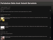 Tablet Screenshot of anakselasih.blogspot.com