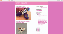 Desktop Screenshot of hartsncrafts.blogspot.com
