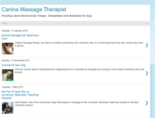 Tablet Screenshot of massage4dogs.blogspot.com