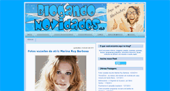 Desktop Screenshot of blogandonovidades.blogspot.com