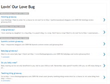 Tablet Screenshot of lovinourlovebug.blogspot.com