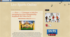 Desktop Screenshot of online--sports-live.blogspot.com