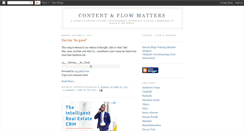 Desktop Screenshot of contentflowmatters.blogspot.com