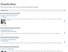 Tablet Screenshot of filosofianews.blogspot.com