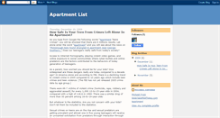 Desktop Screenshot of apartment-list.blogspot.com