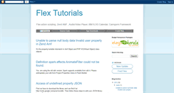 Desktop Screenshot of flextutorial4you.blogspot.com