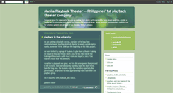 Desktop Screenshot of manilaplayback.blogspot.com