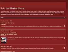 Tablet Screenshot of jointhemarinecorps.blogspot.com