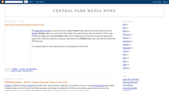 Desktop Screenshot of centralparkmedianews.blogspot.com