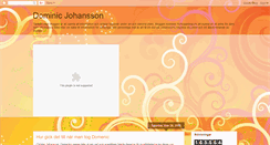 Desktop Screenshot of dominicjohansson.blogspot.com