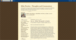 Desktop Screenshot of mike-pereira.blogspot.com