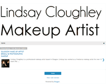 Tablet Screenshot of lindsaycloughleymakeup.blogspot.com