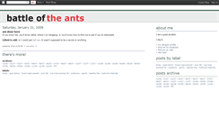 Desktop Screenshot of battleoftheants.blogspot.com