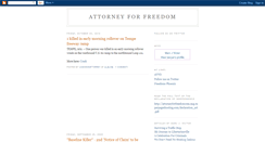 Desktop Screenshot of freedomattorney.blogspot.com