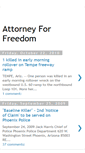 Mobile Screenshot of freedomattorney.blogspot.com