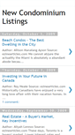 Mobile Screenshot of new-condominium-listings.blogspot.com