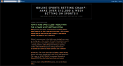 Desktop Screenshot of onlinesportsbettingchamp.blogspot.com