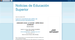 Desktop Screenshot of notiuniversidad.blogspot.com