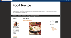 Desktop Screenshot of foodrecipe2011.blogspot.com