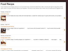 Tablet Screenshot of foodrecipe2011.blogspot.com