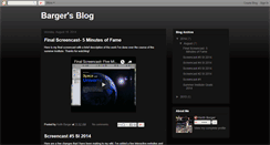 Desktop Screenshot of keithbarger.blogspot.com