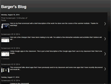 Tablet Screenshot of keithbarger.blogspot.com