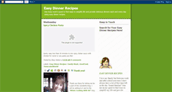 Desktop Screenshot of easydinnerrecipes.blogspot.com