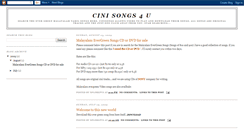 Desktop Screenshot of cinisongs.blogspot.com