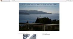 Desktop Screenshot of location-ile-du-levant.blogspot.com