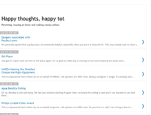 Tablet Screenshot of happythoughtshappytot.blogspot.com