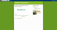 Desktop Screenshot of fernandocomputadores.blogspot.com