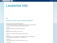 Tablet Screenshot of leukemiainfo115.blogspot.com