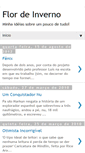 Mobile Screenshot of flordeinverno.blogspot.com