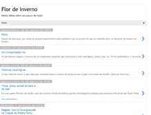 Tablet Screenshot of flordeinverno.blogspot.com