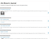 Tablet Screenshot of jimbrownsjournal.blogspot.com