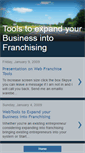 Mobile Screenshot of franchisetoolz.blogspot.com