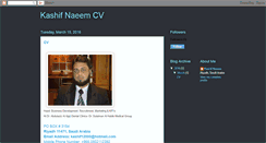 Desktop Screenshot of kashifcv.blogspot.com