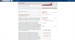 Desktop Screenshot of churchaffairs.blogspot.com