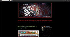 Desktop Screenshot of hayeshudsonshouseofhorror.blogspot.com