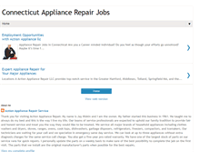 Tablet Screenshot of connecticutappliancerepairjobs.blogspot.com