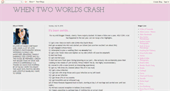 Desktop Screenshot of crashingmyworld.blogspot.com