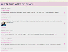 Tablet Screenshot of crashingmyworld.blogspot.com
