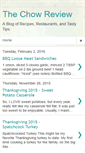 Mobile Screenshot of chowreview.blogspot.com