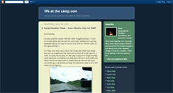 Desktop Screenshot of lifeatthecamp.blogspot.com