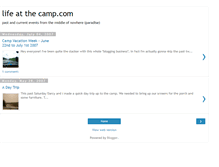 Tablet Screenshot of lifeatthecamp.blogspot.com