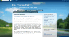 Desktop Screenshot of bibleprophecyblog.blogspot.com