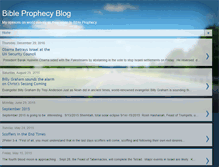 Tablet Screenshot of bibleprophecyblog.blogspot.com